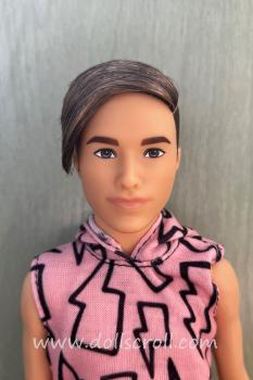 Mattel - Barbie - Fashionistas #193 - Lightning Bolt Hoodie - Ken - Slender - Doll